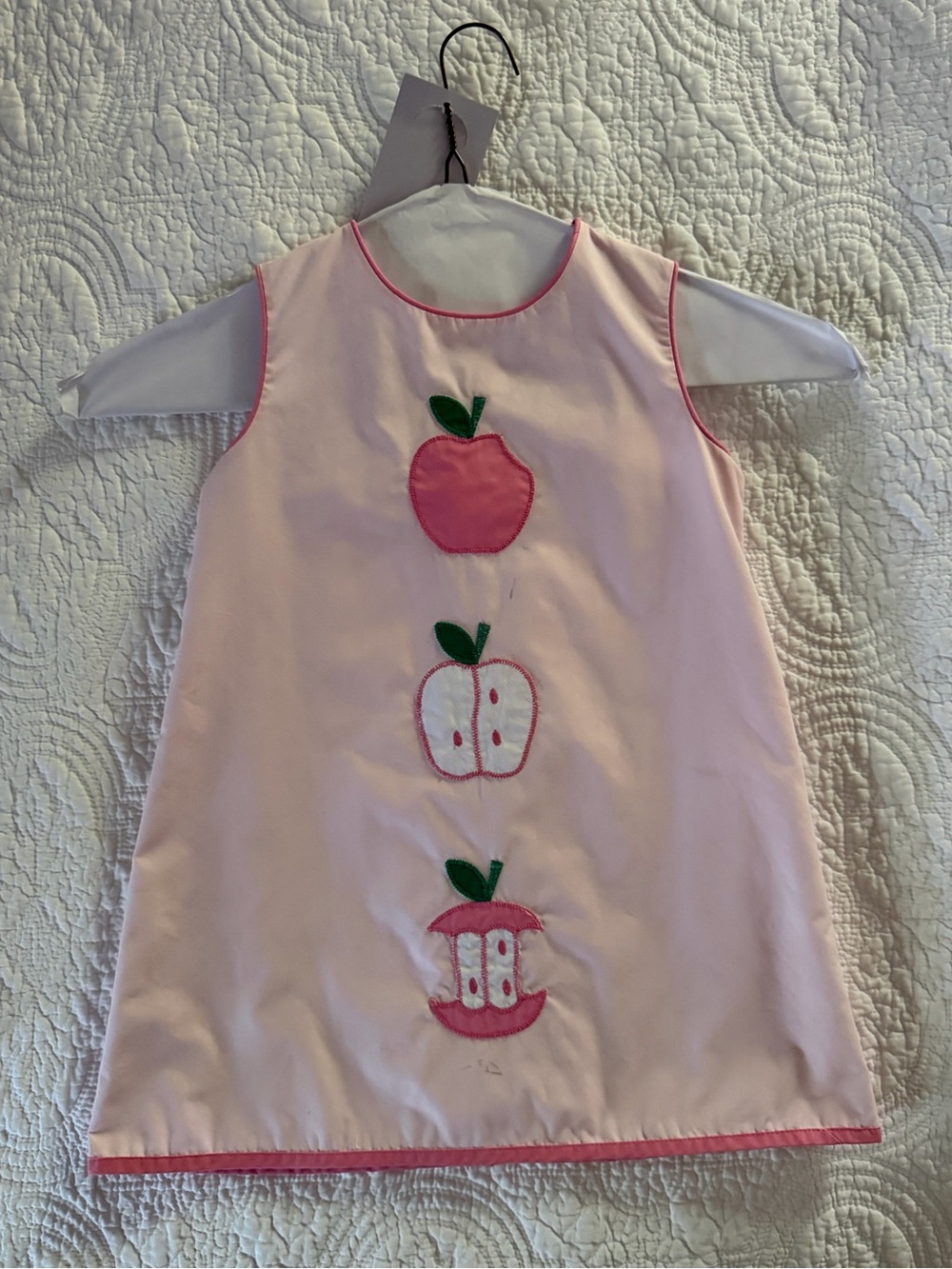 TBBC Kids Pink Apple Appliqué